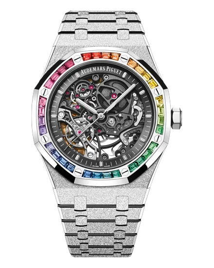 Audemars Piguet Royal Oak Frosted Gold 41mm 15412BC.YG.1224BC.03-B 18-carat Frosted white gold case and bracelet