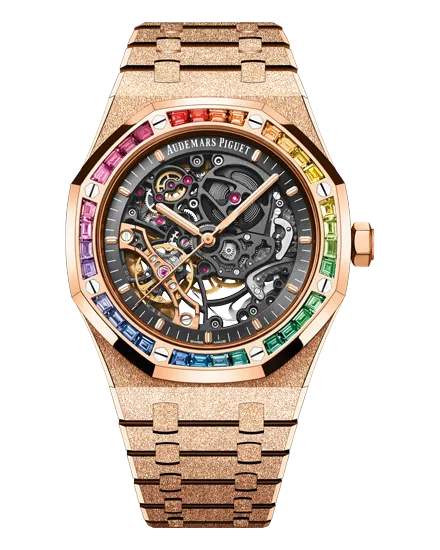 Audemars Piguet Royal Oak Frosted Gold 41mm 15412OR.YG.1224OR.01-B 18-carat Frosted pink gold case and bracelet