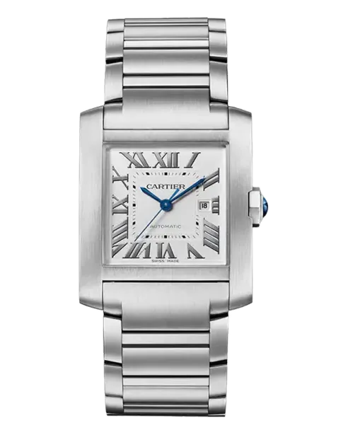 Cartier Tank Française Large WSTA0067 Stainless steel case and bracelet