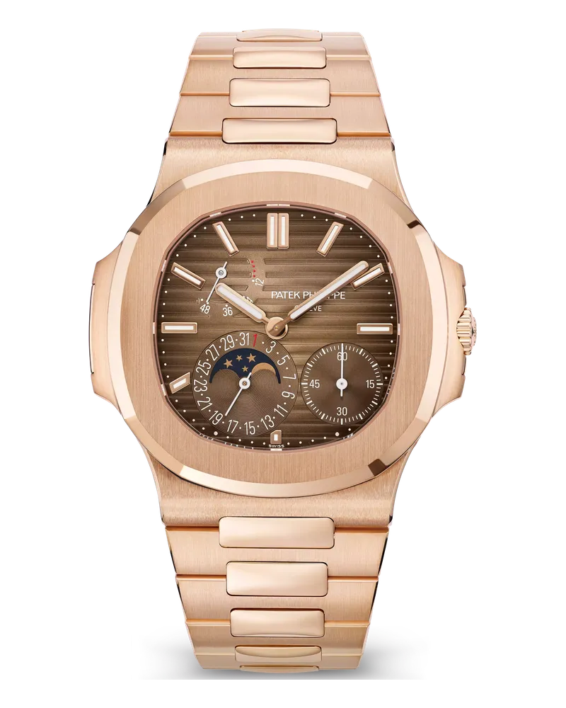 Patek Philippe Nautilus 5712 Moon Phases 5712/1R-001 18k rose gold case and bracelet
