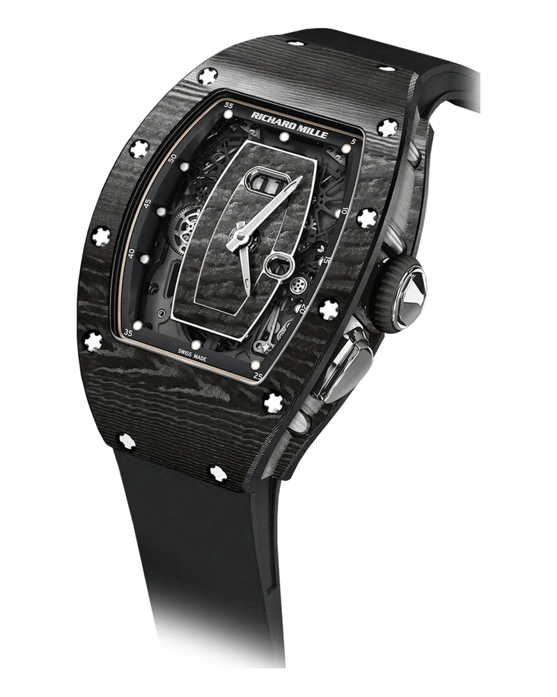 Richard Mille RM 037 Available in grade 5 titanium, 18k red gold, 18k white gold, Carbon TPT and ceramic case constructions