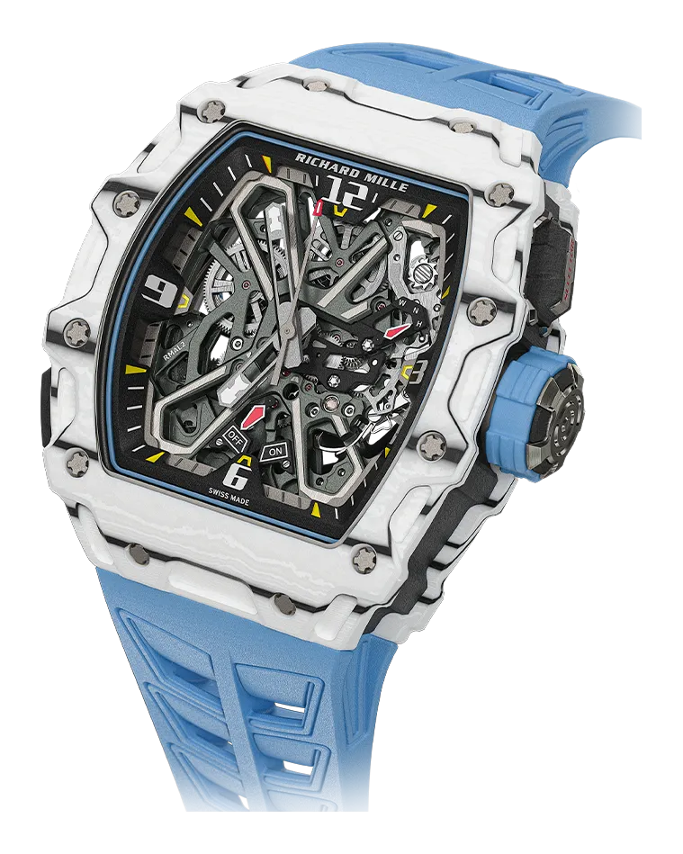 Richard Mille RM 35-03 Carbon TPT or Quartz TPT case on rubber strap