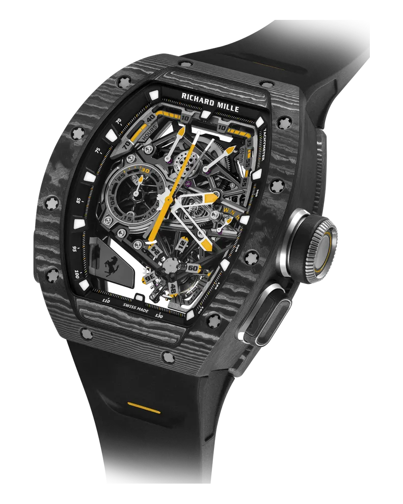 Richard Mille RM 043 RM 43-01 Limited edition of 75 pieces in Carbon TPT and 75 pieces in microblasted grade 5 titanium with a Carbon TPT caseband