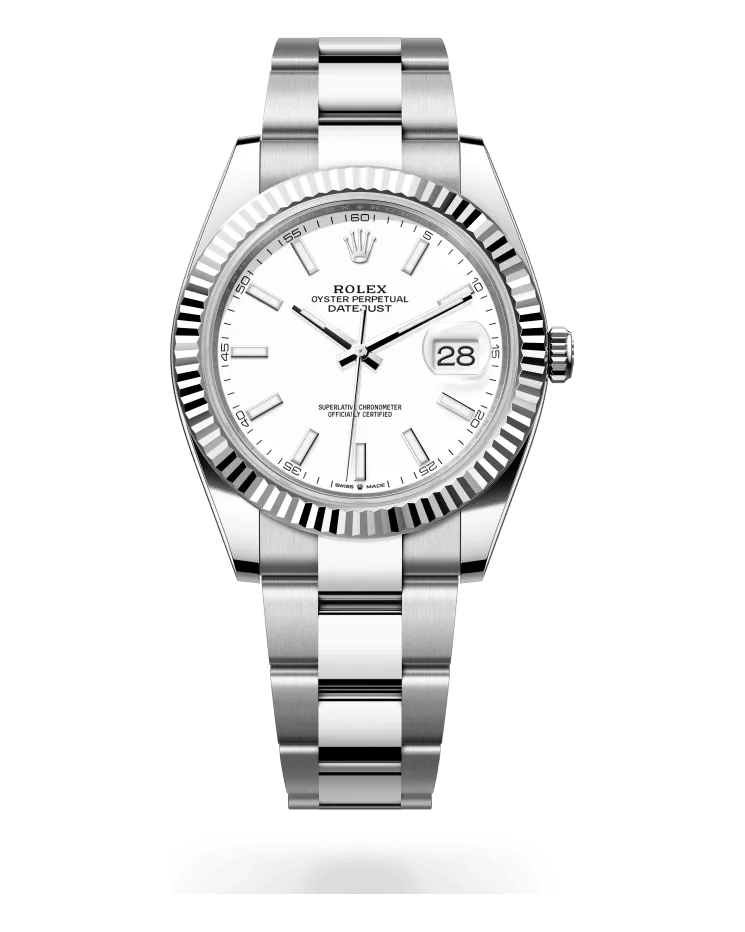 Rolex Datejust 41 126334 White Rolesor — Oystersteel with 18ct white gold