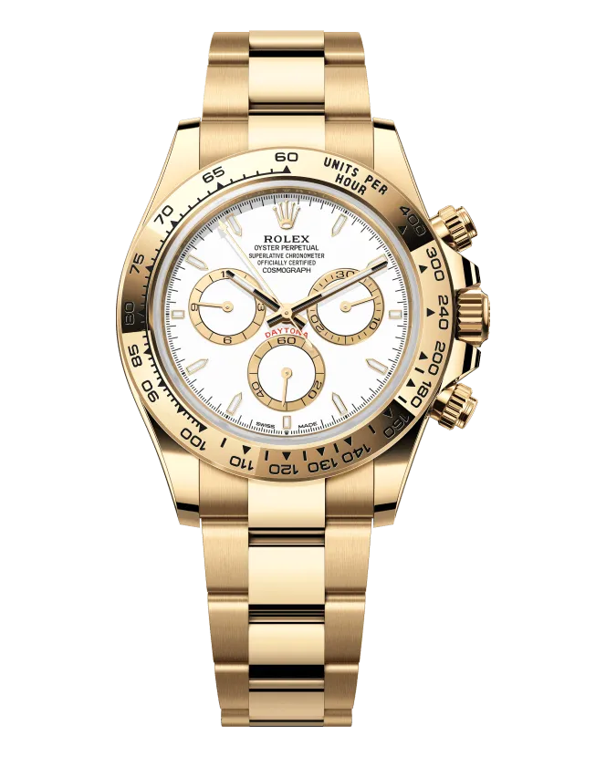 Rolex Daytona 126508 18k yellow gold case and Oyster bracelet