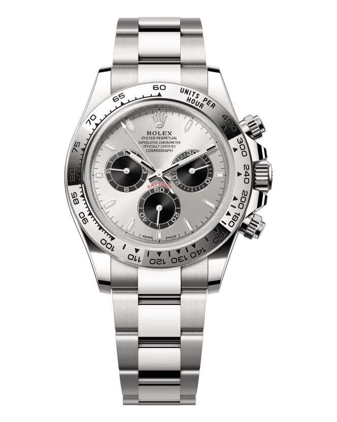 Rolex Daytona 126509 18k white gold case and Oyster bracelet