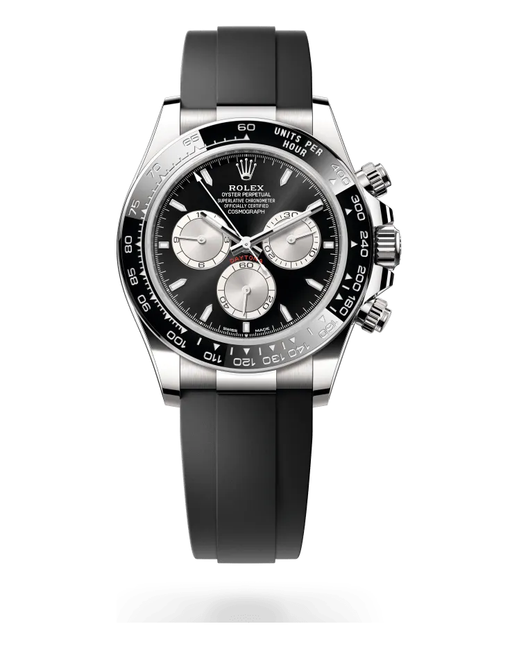 Rolex Daytona 126519LN 18k white gold case with Oysterflex bracelet