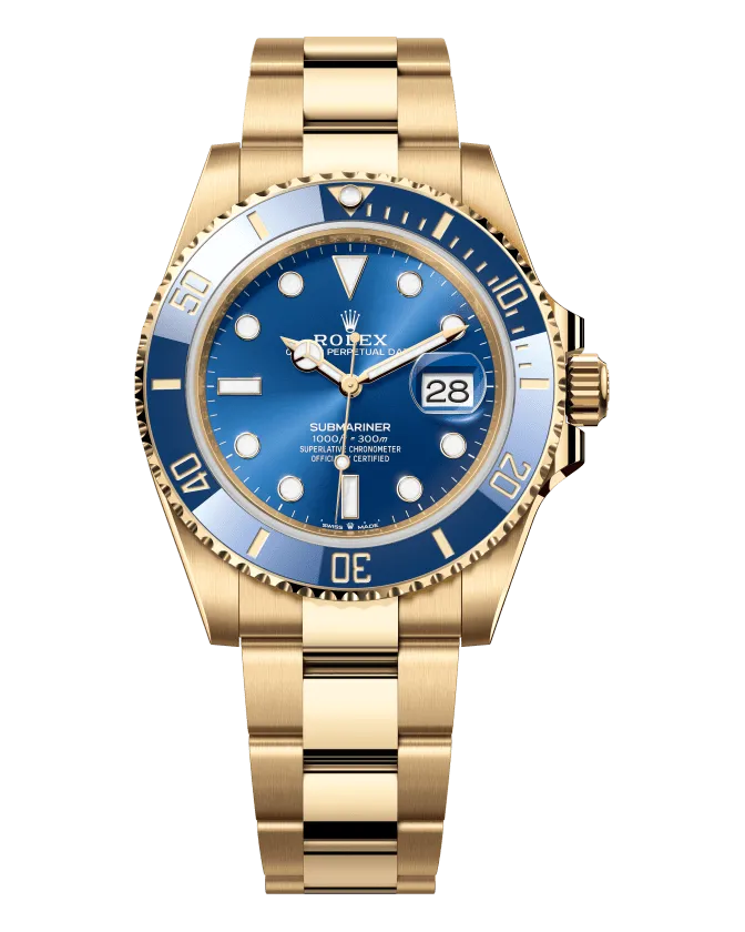 Rolex Submariner Date 126618LB 18ct yellow gold case and Oyster bracelet