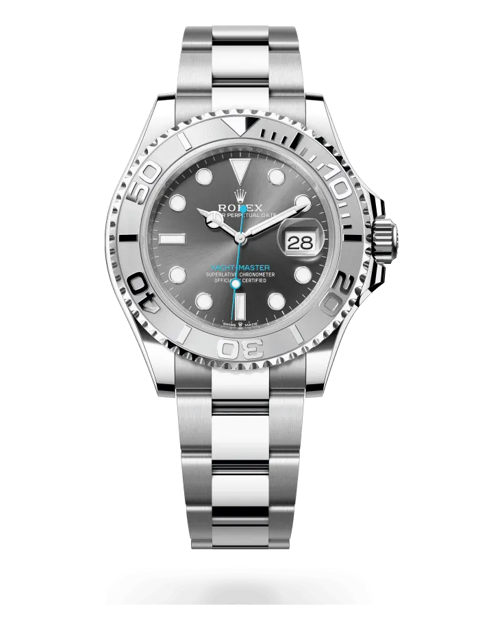 Rolex Yacht-Master 40 126622 Oystersteel case with 950 platinum bezel; Oystersteel Oyster bracelet (Rolesium)