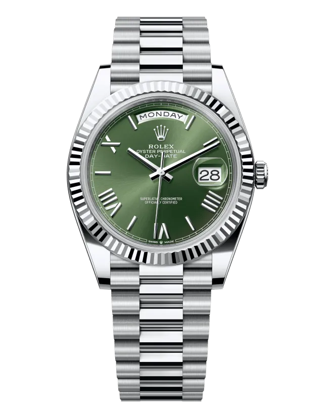 Rolex Day-Date 40 228236 950 platinum case and President bracelet