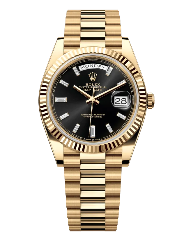 Rolex Day-Date 40 228238 18 ct yellow gold case and President bracelet